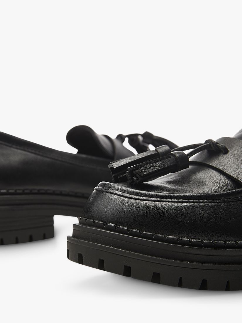 Moda in Pelle Funkk Chunky Loafers, Black at John Lewis & Partners