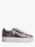 Moda in Pelle Abbiy Leather Chunky Trainers, Navy