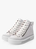 Moda in Pelle Annaken Leather Hi-Top Trainers