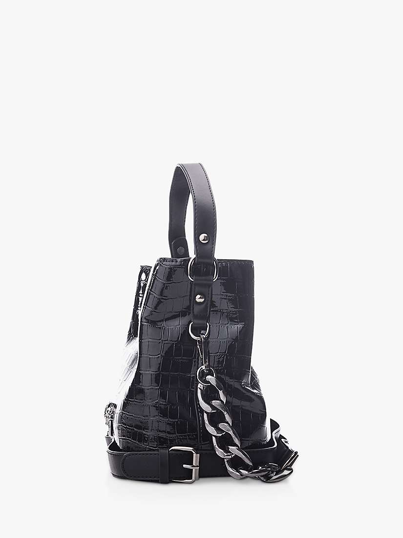 Buy Moda in Pelle Adriana Patent Croc Bucket Bag Online at johnlewis.com