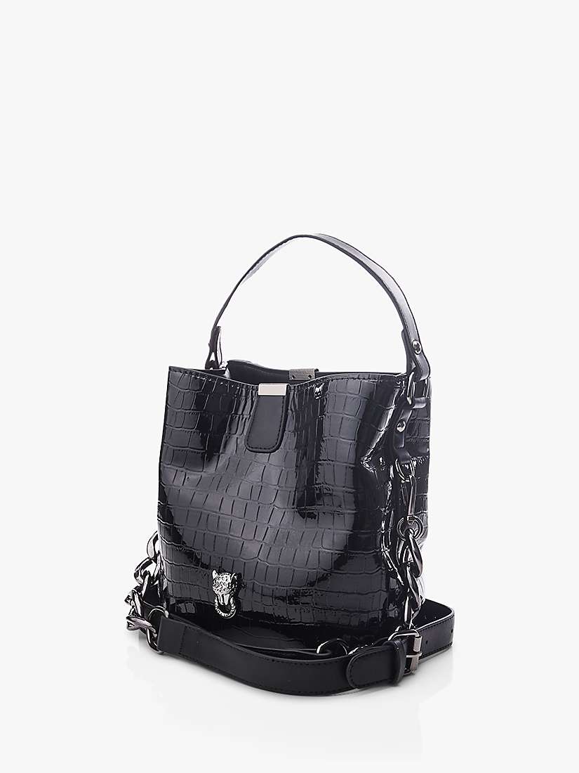 Buy Moda in Pelle Adriana Patent Croc Bucket Bag Online at johnlewis.com