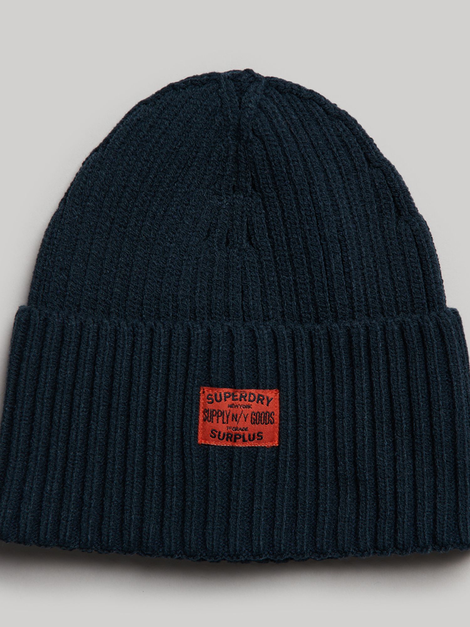 Superdry - Trawler Cable Beanie Eclipse Navy