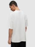 AllSaints Halo Organic Cotton Short Sleeve Crew T-Shirt, Chalk White
