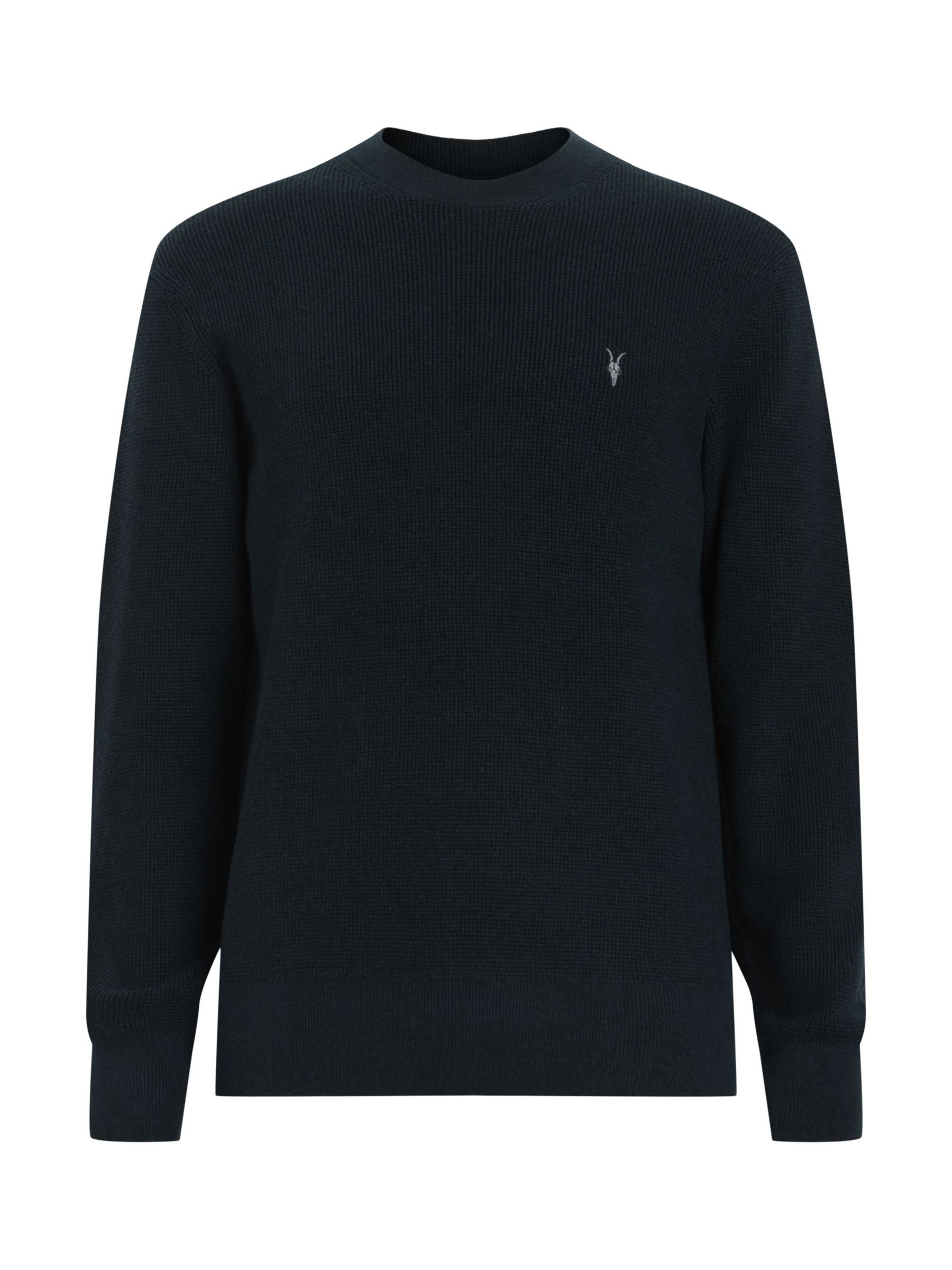 AllSaints Aspen Crew Jumper, Racing Green at John Lewis & Partners