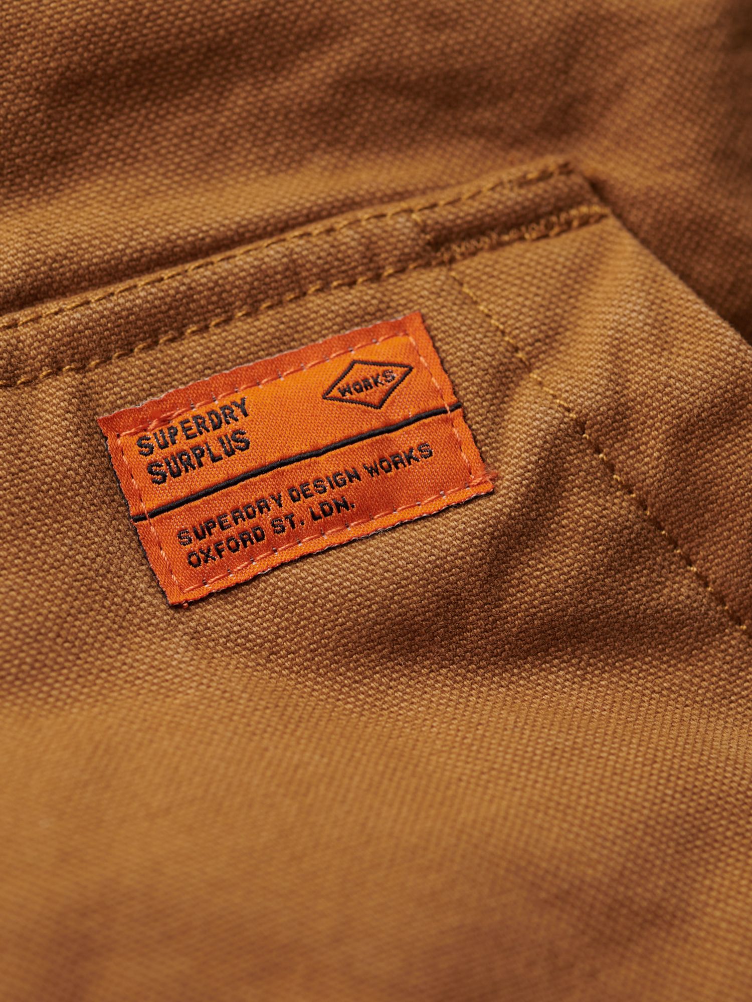 Buy Superdry Surplus Workwear Vest, Tobacco Online at johnlewis.com