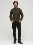 Superdry Jacob Crew Jumper, Khaki