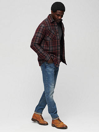 Superdry The Merchant Store Quilted Check Overshirt