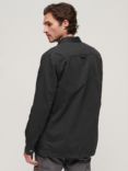 Superdry Organic Cotton Canvas Workwear Overshirt, Black