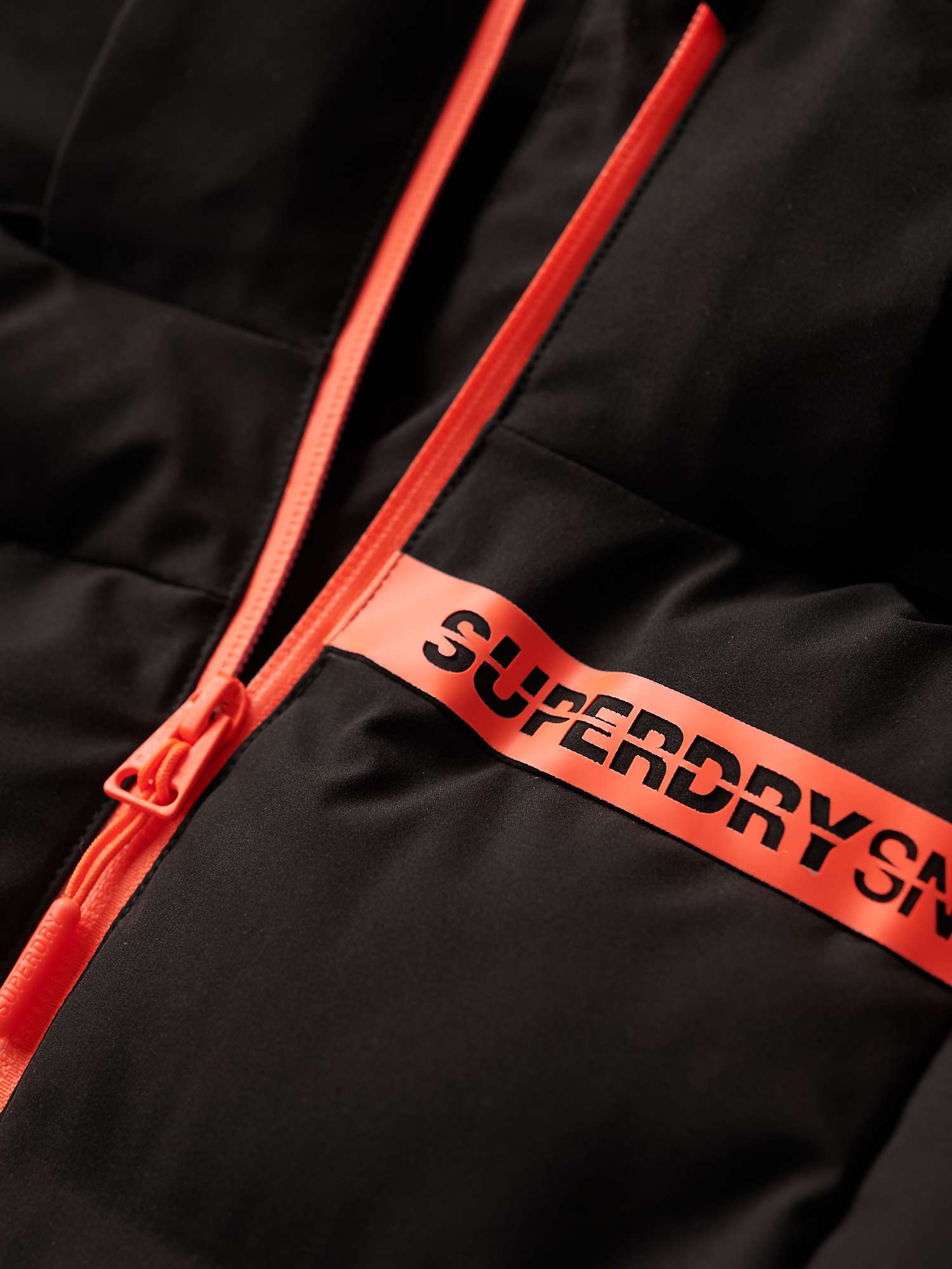 Buy Superdry Ski Radar Pro Puffer Jacket, Black Online at johnlewis.com