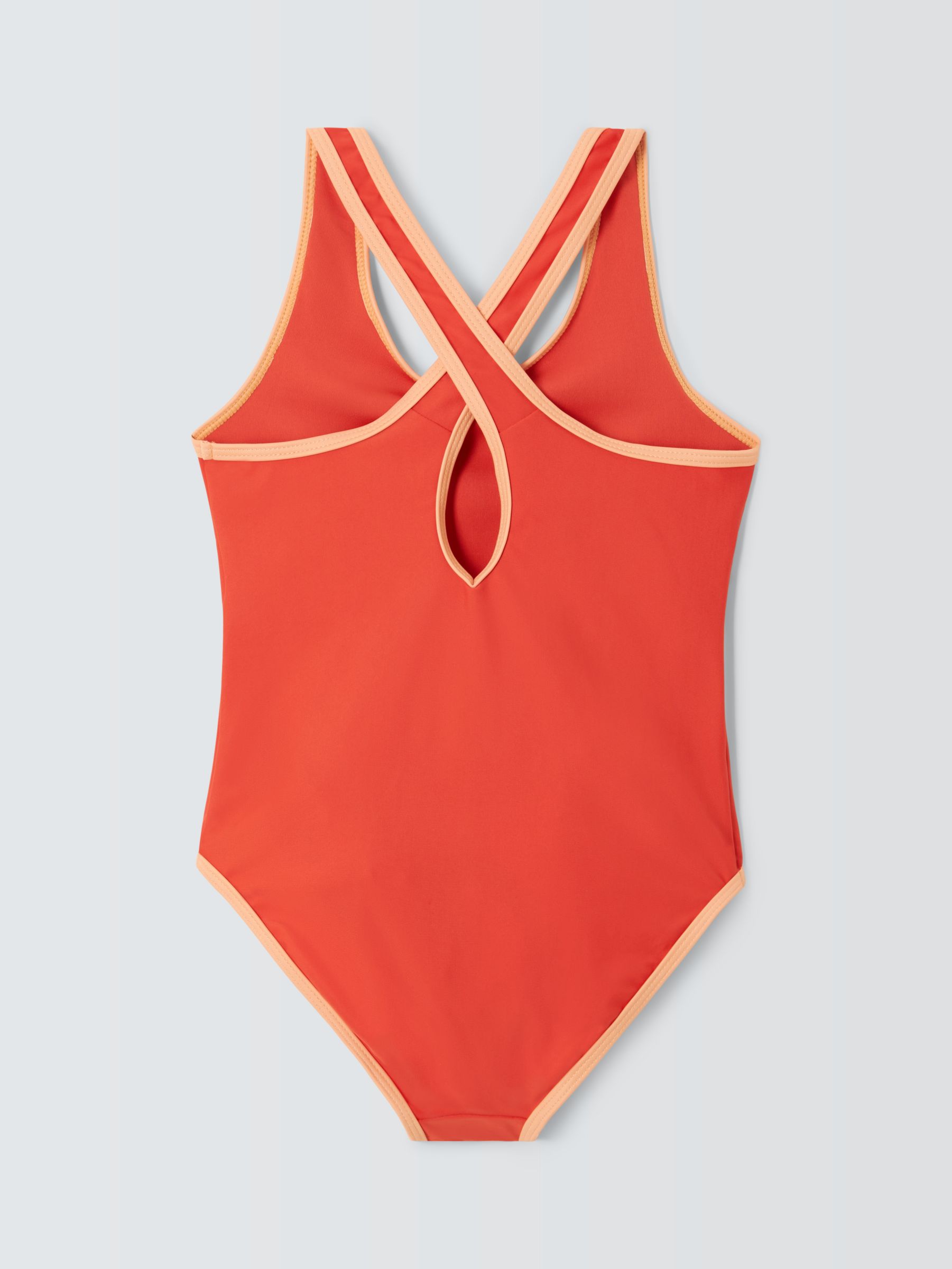 Buy John Lewis ANYDAY Kids' Sun Swimsuit, Red Online at johnlewis.com