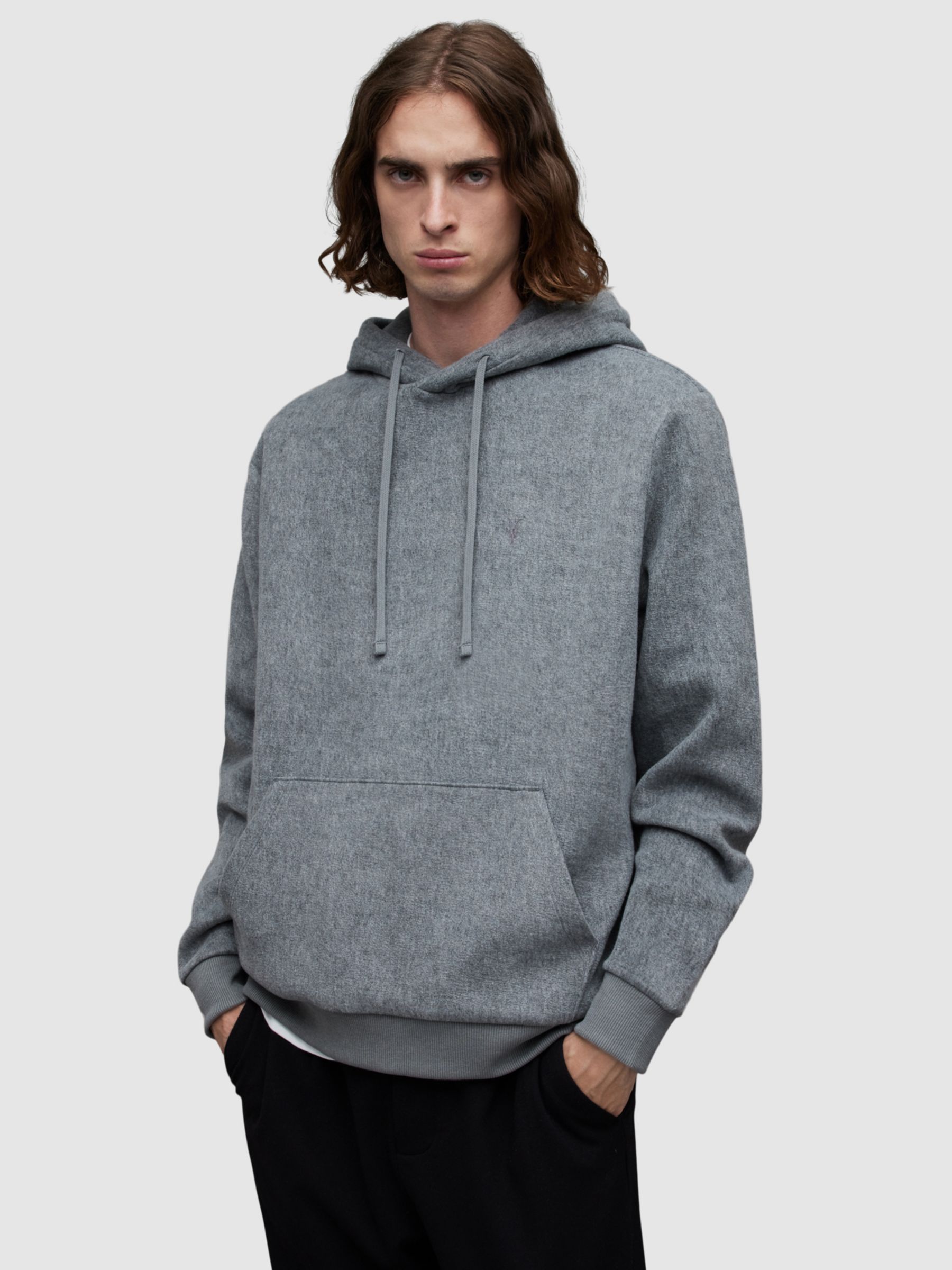 AllSaints Porter Hoodie, Cinder Grey