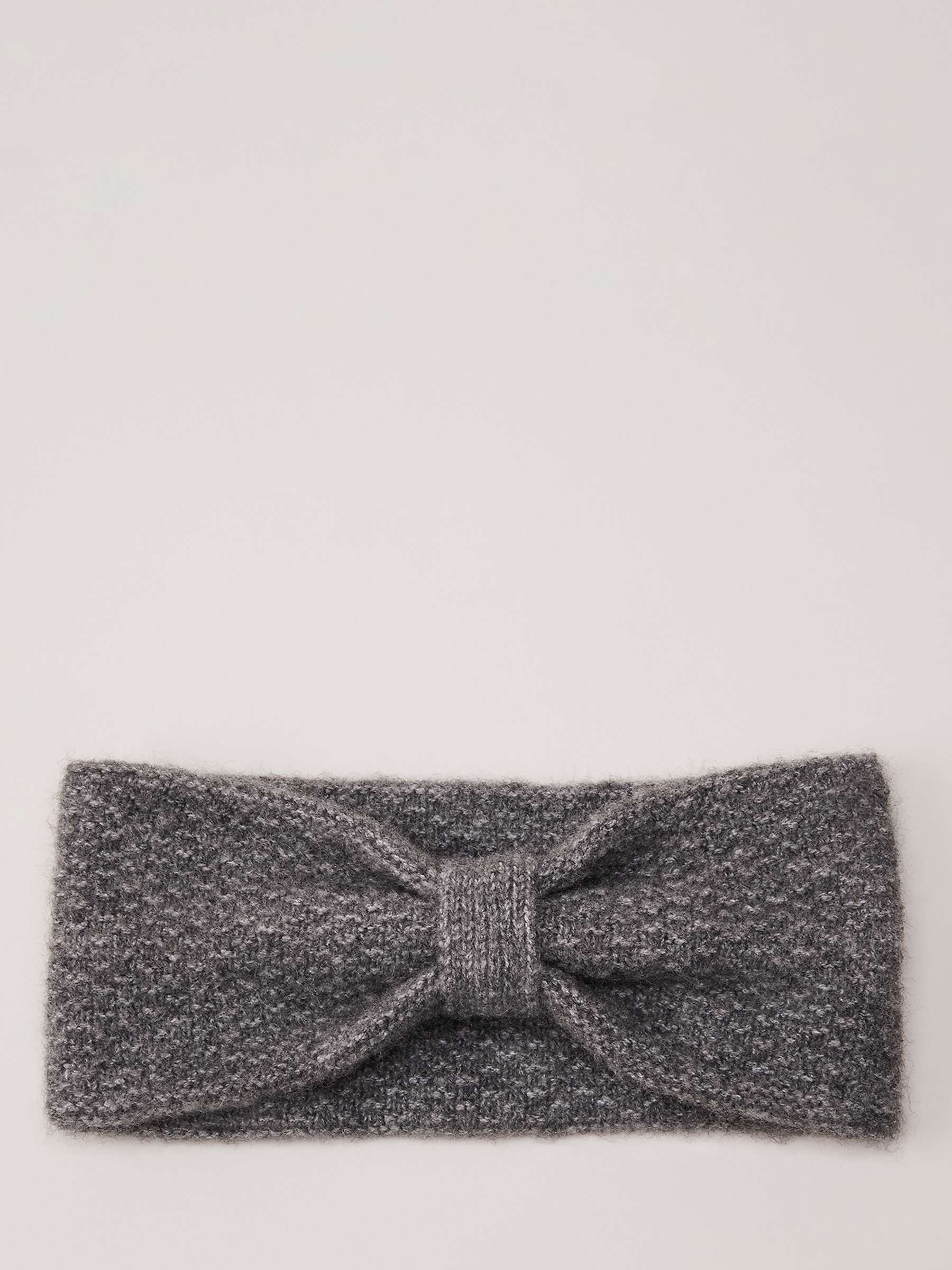 Buy Phase Eight Knitted Wool Blend Headband, Grey Online at johnlewis.com