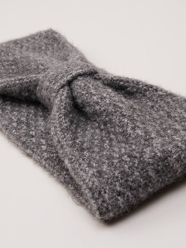 Phase Eight Knitted Wool Blend Headband, Grey