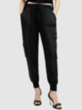 AllSaints Venus Cargo Trousers, Black