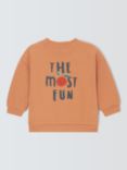 John Lewis Baby Oranges Most Fun Sweatshirt, Multi, Multi