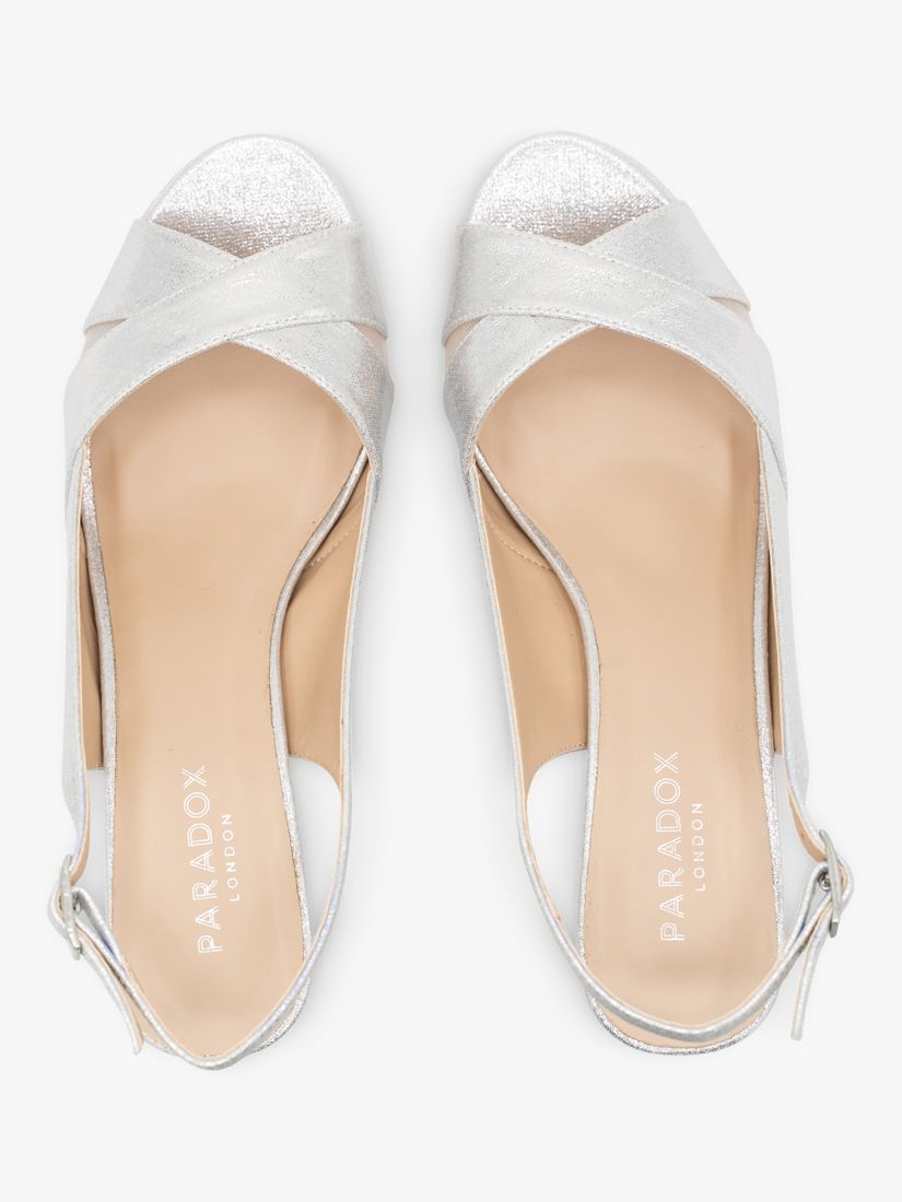 Buy Paradox London Luisa Shimmer Platform Sandals Online at johnlewis.com