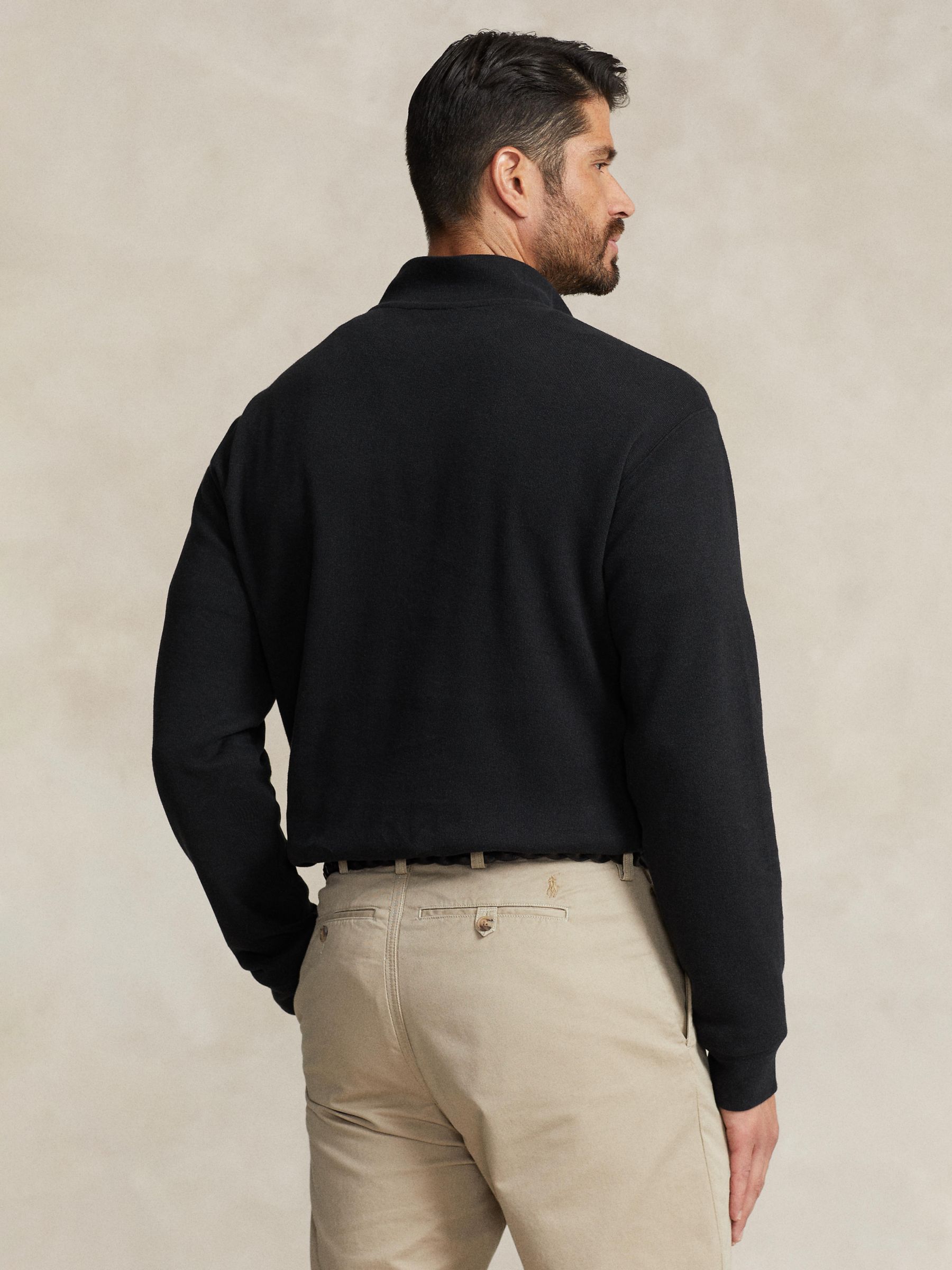 Men's Estate-Rib Quarter-Zip Pullover Top