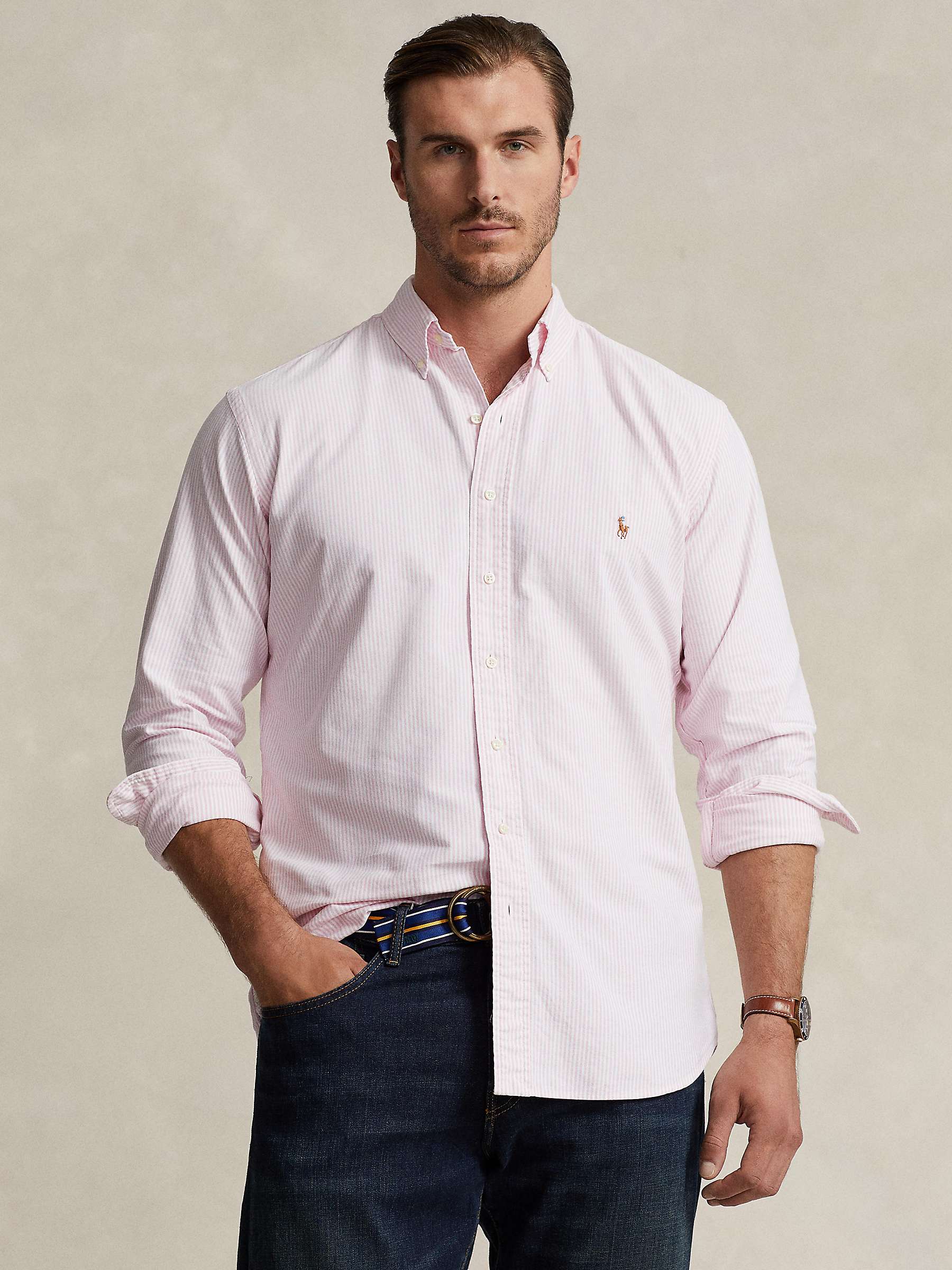 Buy Polo Ralph Lauren Big & Tall Gingham Oxford Shirt Online at johnlewis.com
