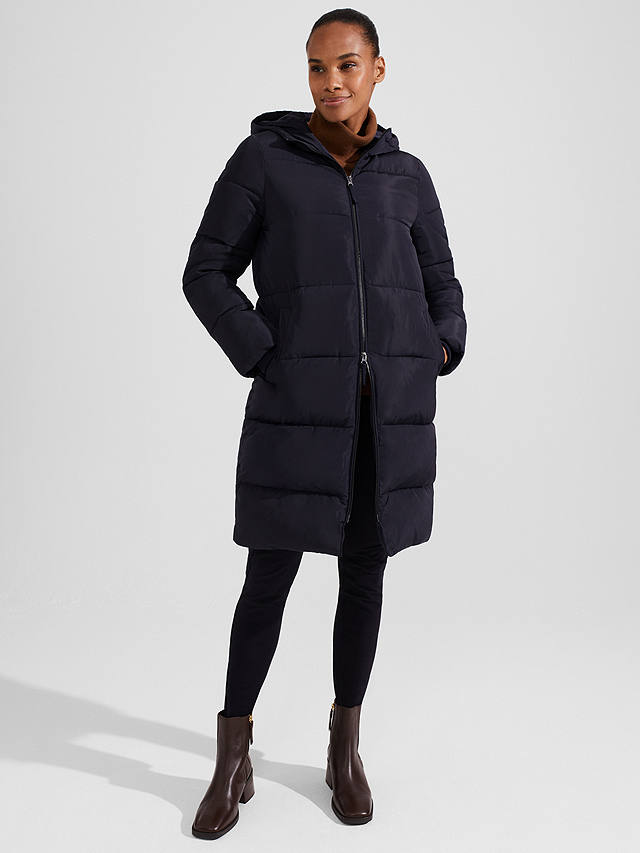 Hobbs Maeve Puffer Coat, Navy