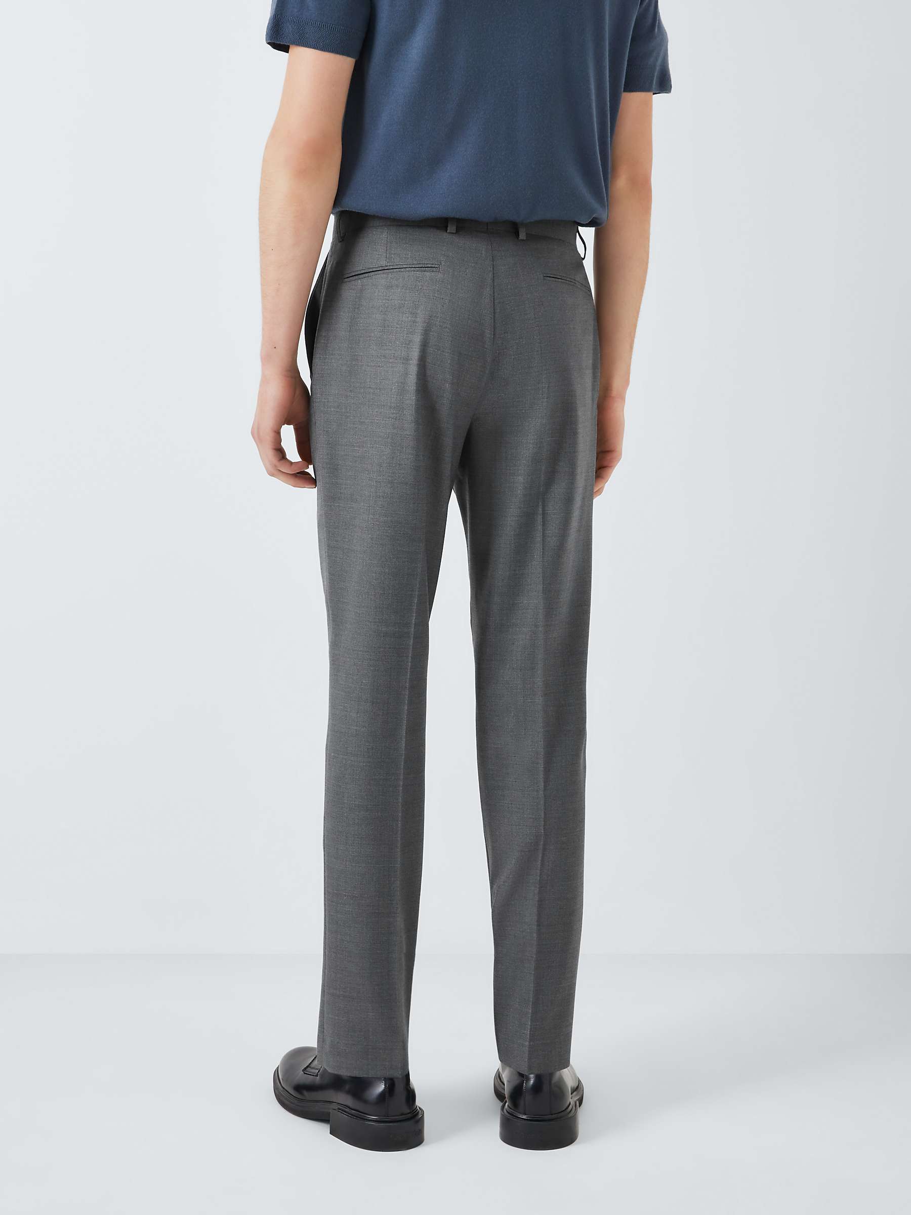 Buy Kin Finn Slim Fit Suit Trousers, Mid Grey Online at johnlewis.com