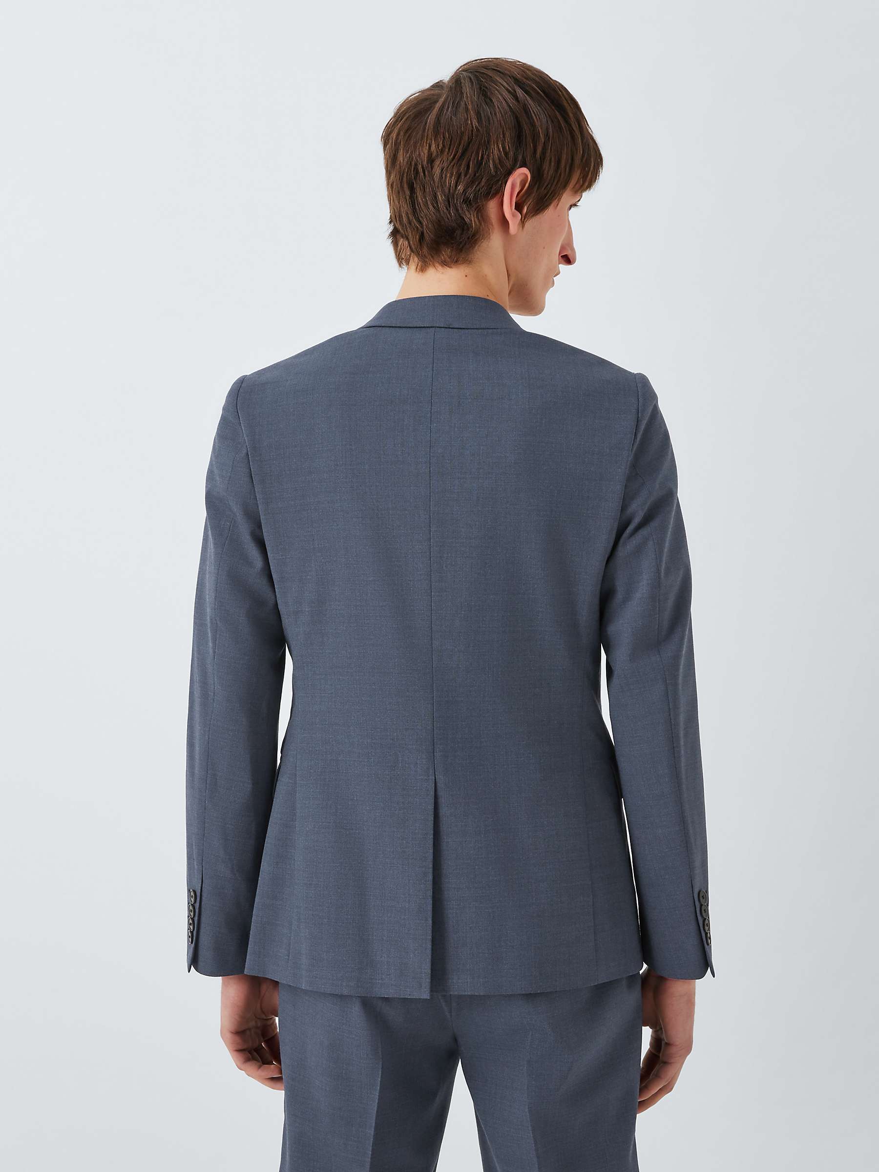 Buy Kin Leo Wool Blend Slim Fit Suit Jacket, Airforce Blue Online at johnlewis.com