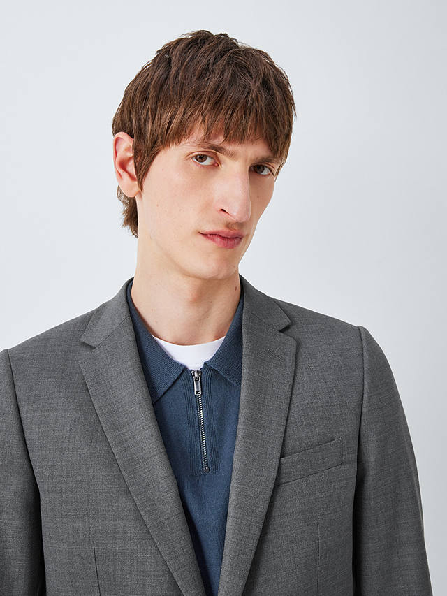 Kin Finn Slim Fit Suit Jacket, Mid Grey