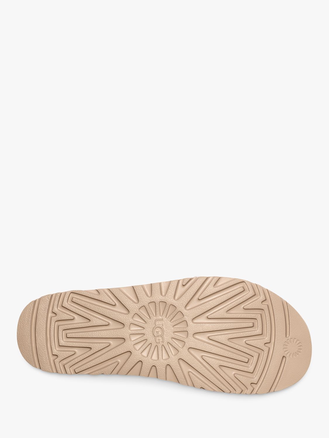 Buy UGG Goldenstar Leather Flatform Sandals, Jasmine Online at johnlewis.com