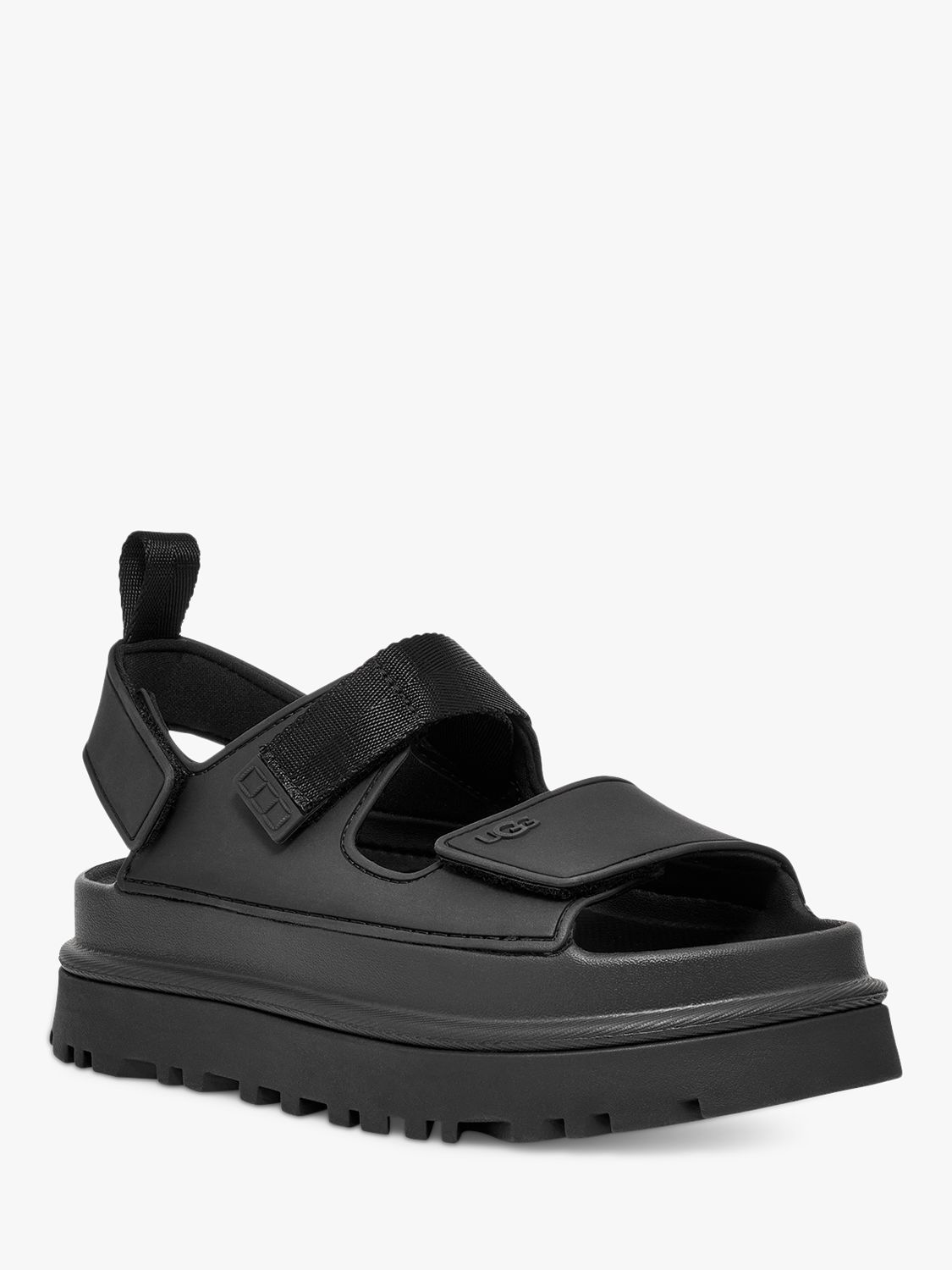 Buy UGG Goldenglow Velcro Strap Flatform Sandals Online at johnlewis.com