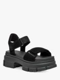 UGG Ashton Nubuck Chunky Sole Sandals, Black