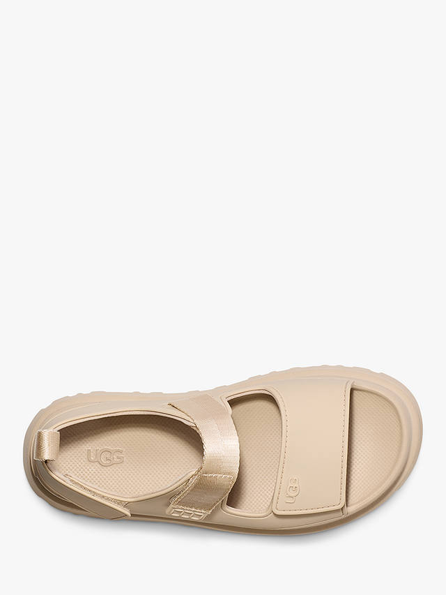 UGG Goldenglow Velcro Strap Flatform Sandals, Seasalt
