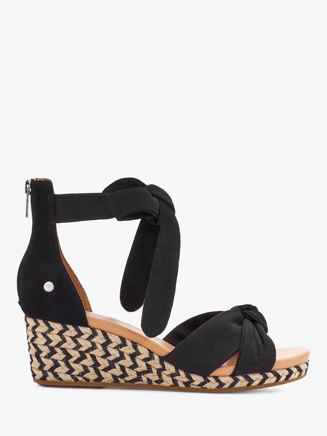 UGG Yarrow Wedge Sandals, Black, 6