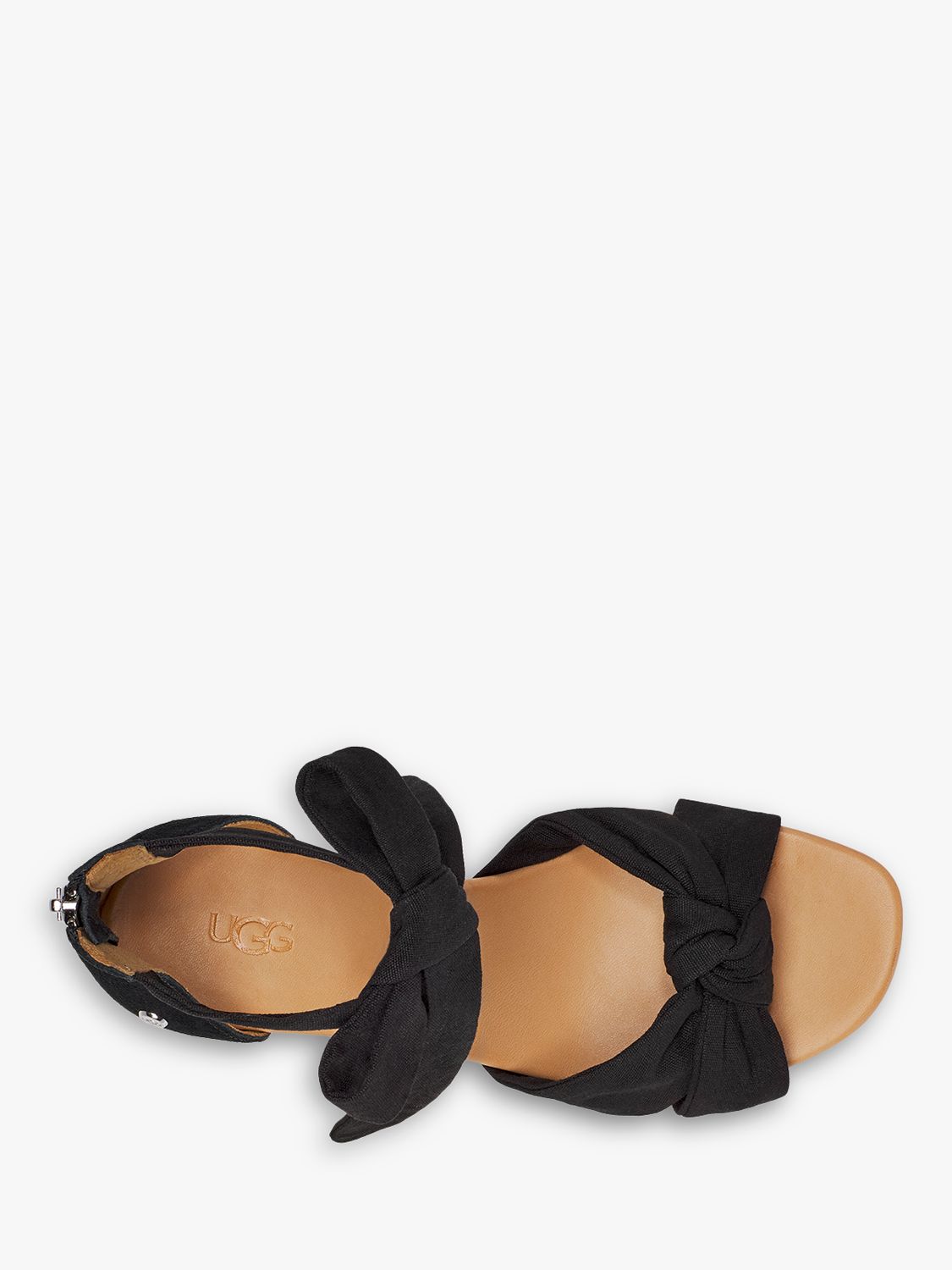 UGG Yarrow Wedge Sandals, Black, 6