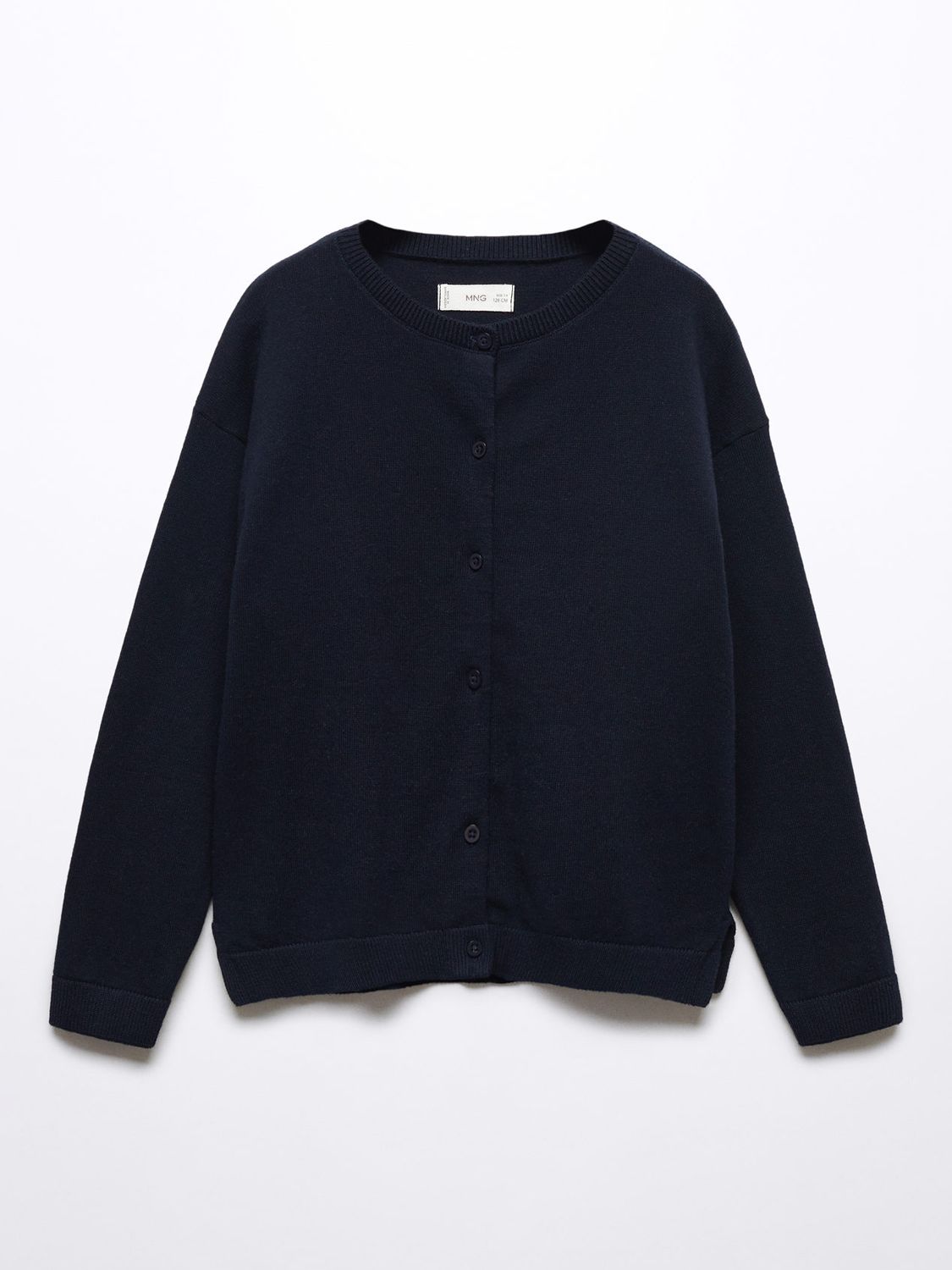 Mango Kids' Emma Cardigan, Navy