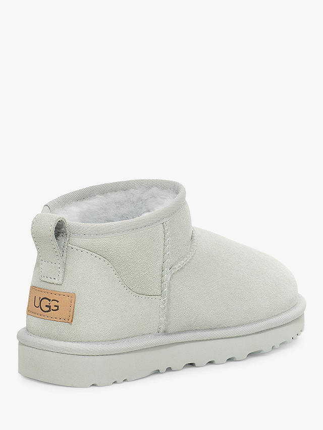 UGG Classic Ultra Mini Sheepskin and Suede Ankle Boots, Goose