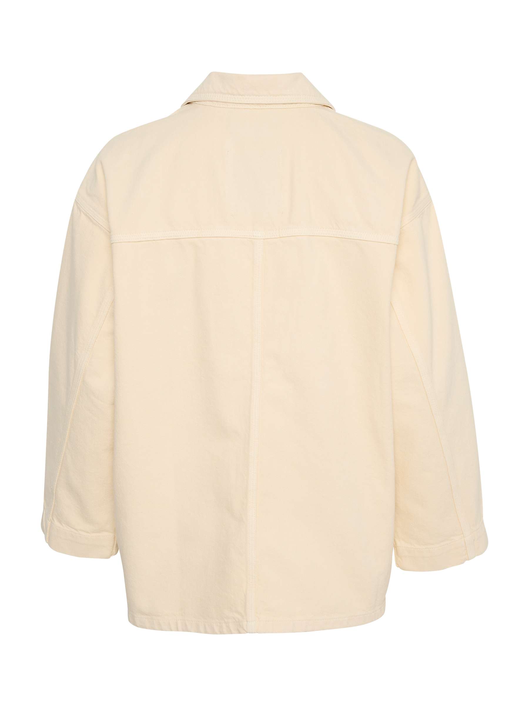 Buy Part Two Elmira Loose Fit Denim Jacket, Whitecap Gray Online at johnlewis.com
