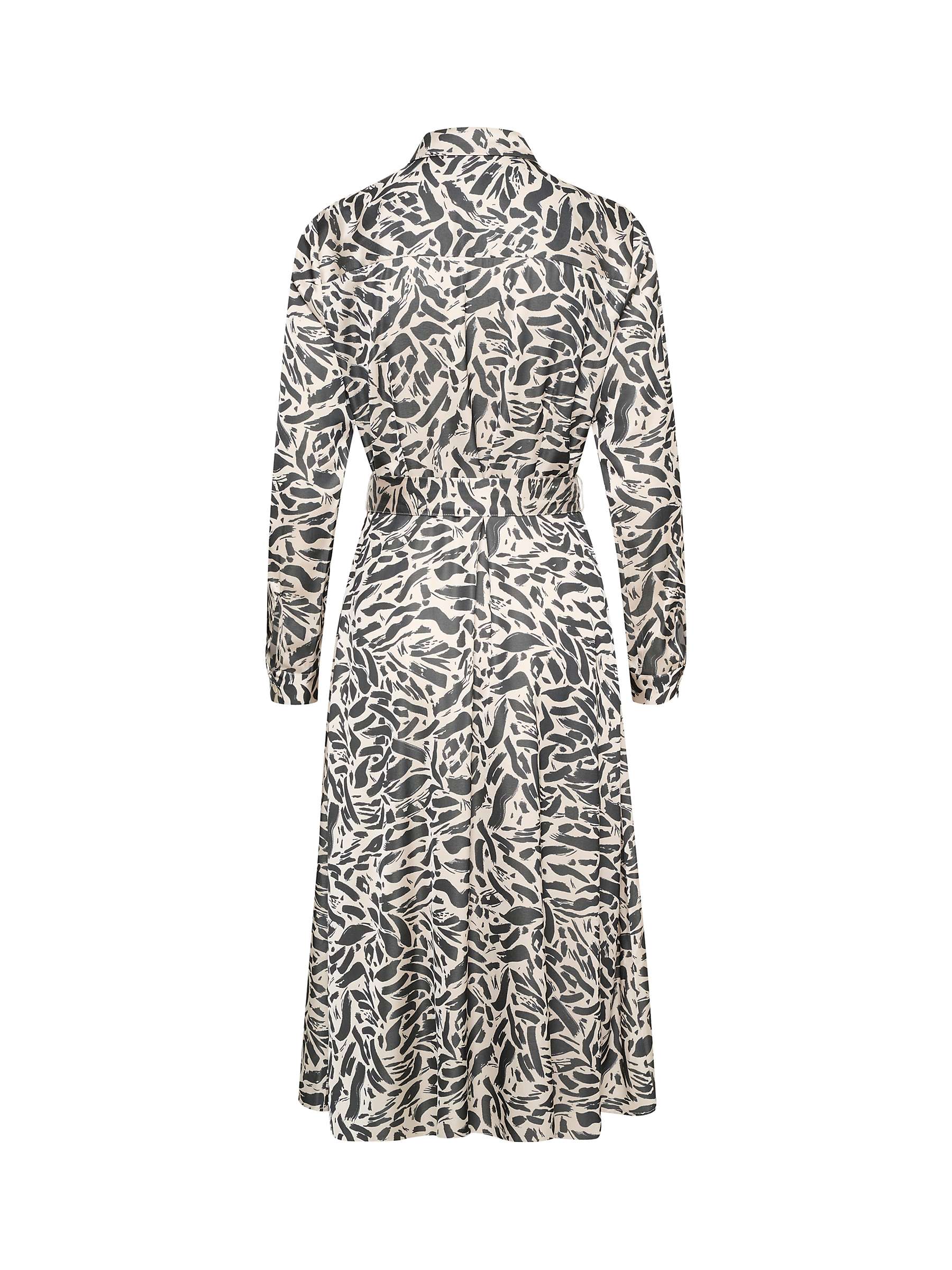 Buy Part Two Shelby Stroke Print Dress, Whitecap Grey Online at johnlewis.com