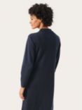 Part Two Feliza Knit Organic Cotton Blend Dress, Dark Navy