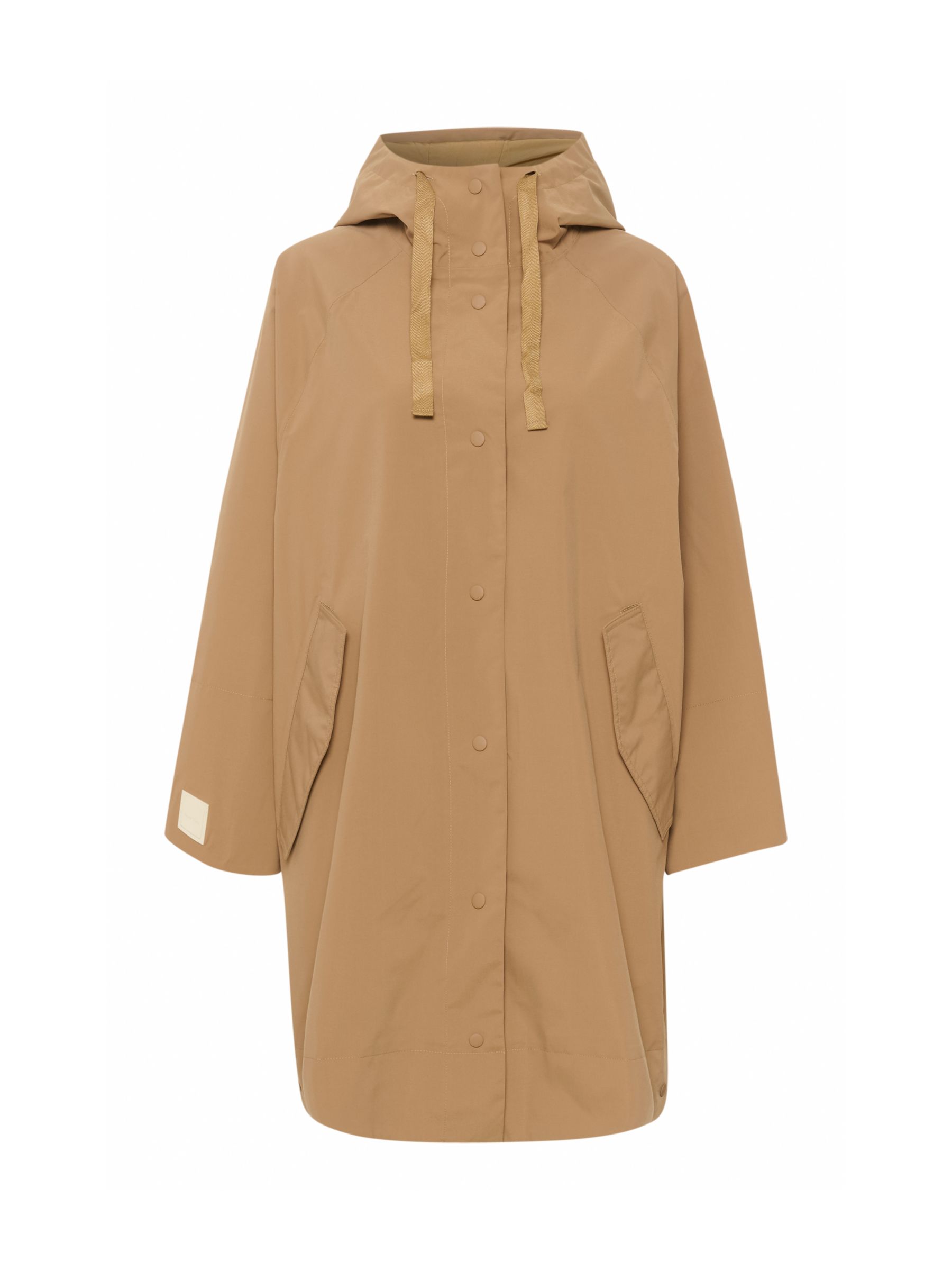 Part Two Emmy Hooded Relaxed Fit Coat, Ermine at John Lewis & Partners