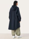 Part Two Emmy Hooded Relaxed Fit Coat, Dark Navy