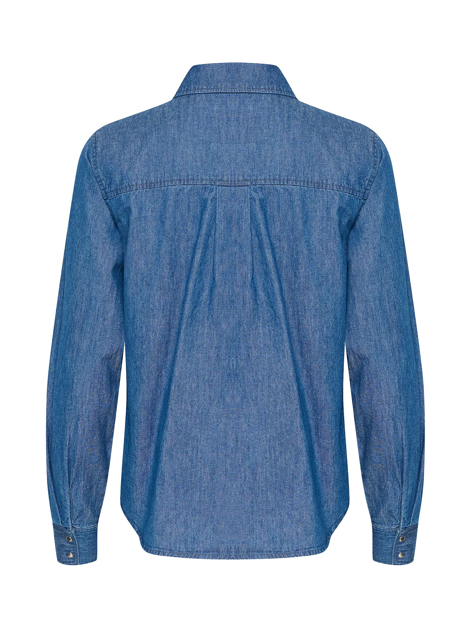 Buy Part Two Filuca Denim Shirt, Medium Blue Online at johnlewis.com