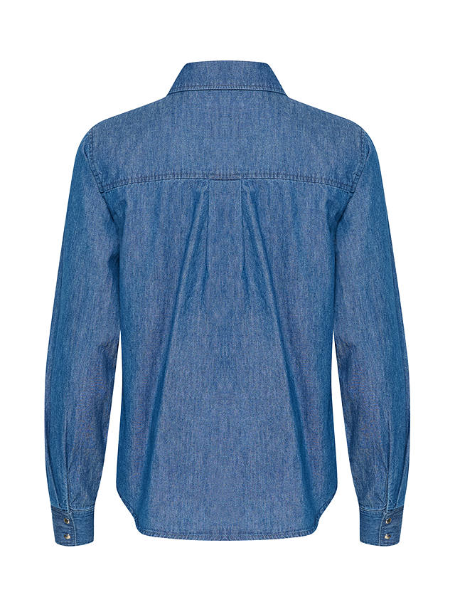 Part Two Filuca Denim Shirt, Medium Blue