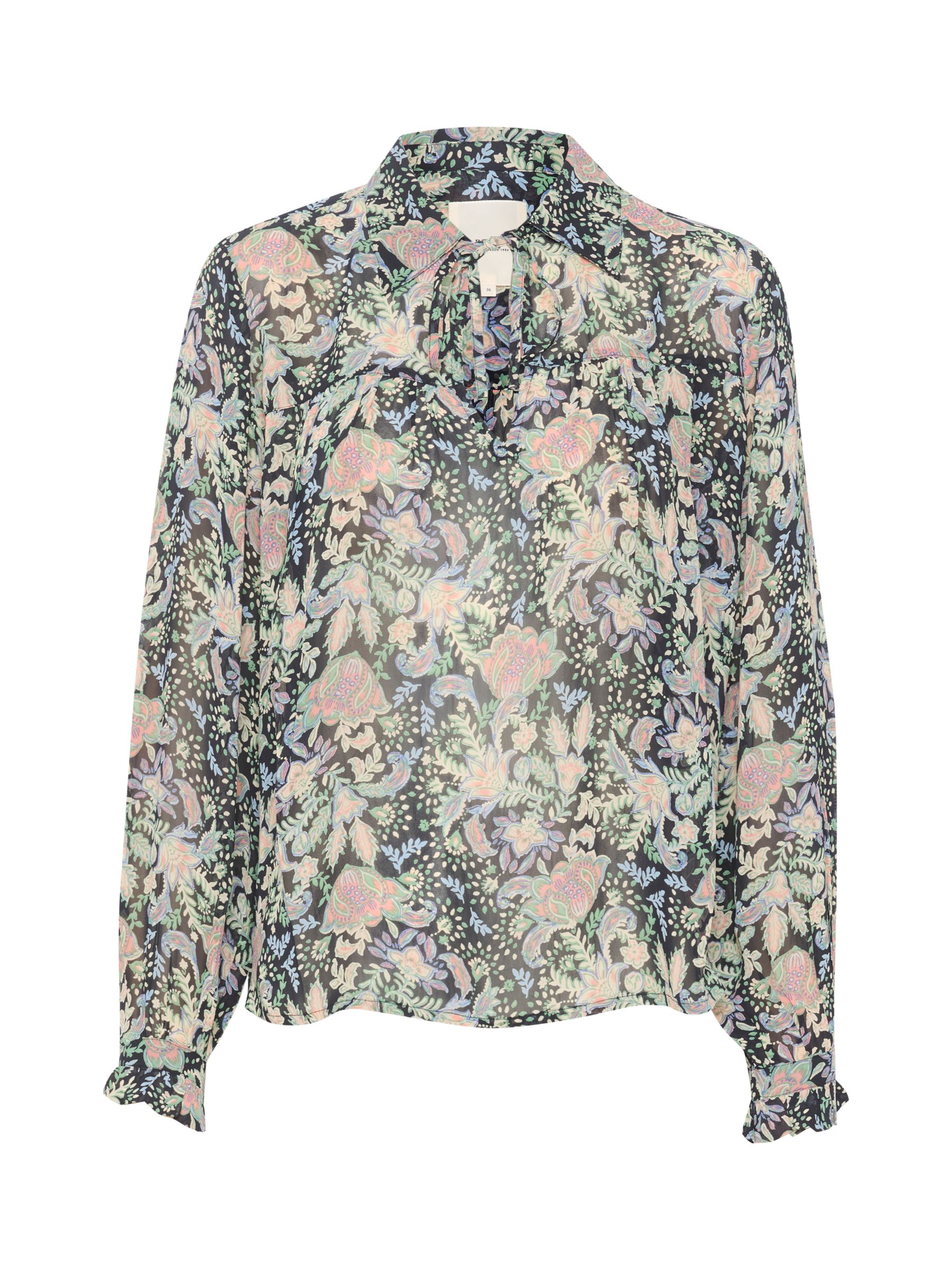 Buy Part Two Faya Floral Chiffon Blouse Online at johnlewis.com
