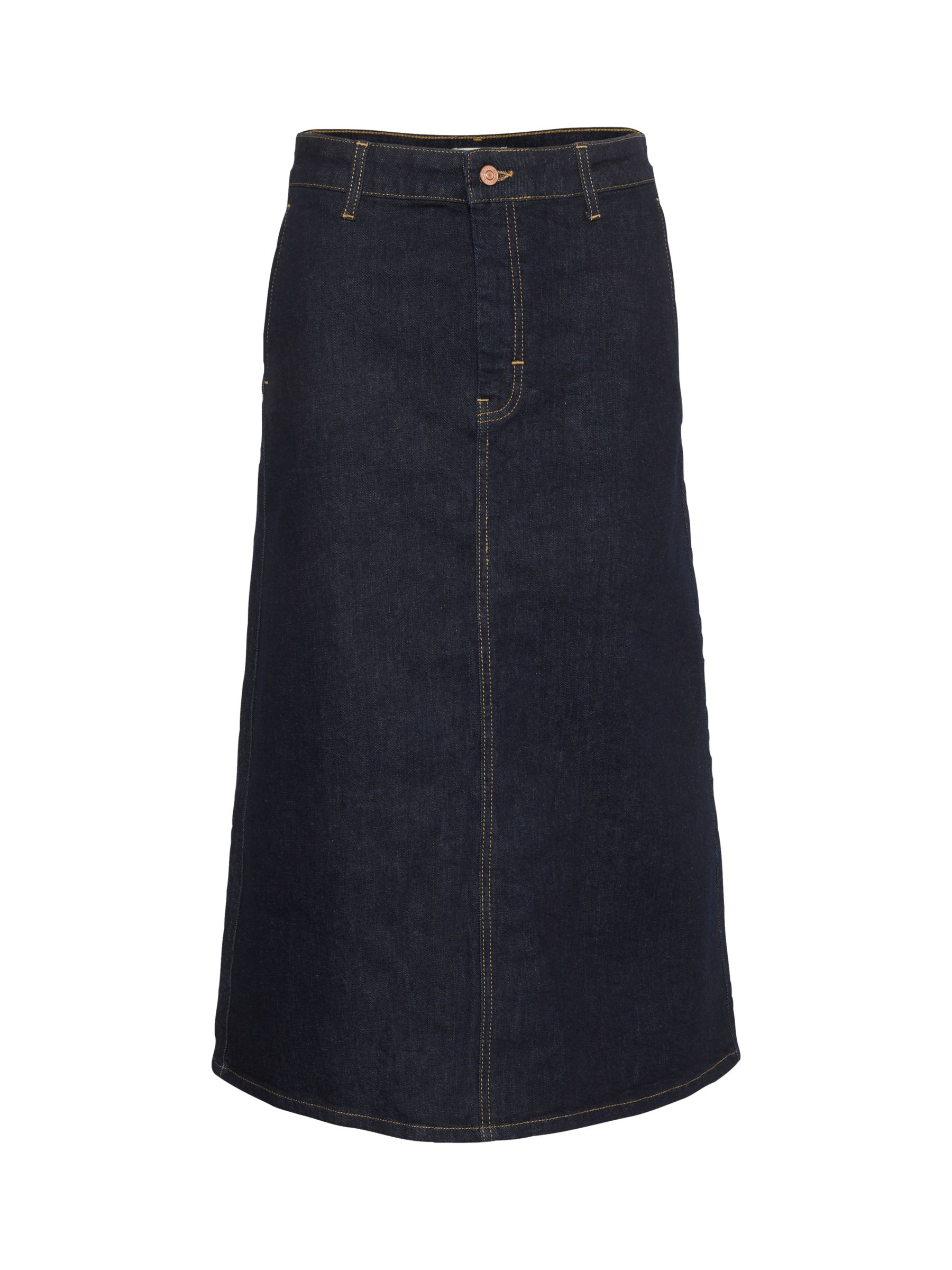 Part Two Frigge A-Line Denim Skirt, Dark Blue at John Lewis & Partners