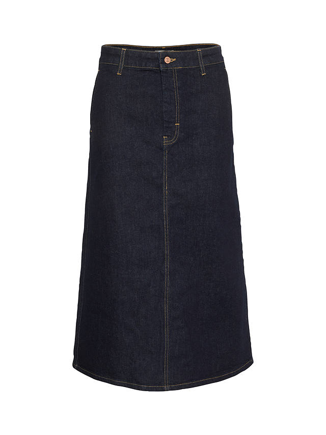 Part Two Frigge A-Line Denim Skirt, Dark Blue