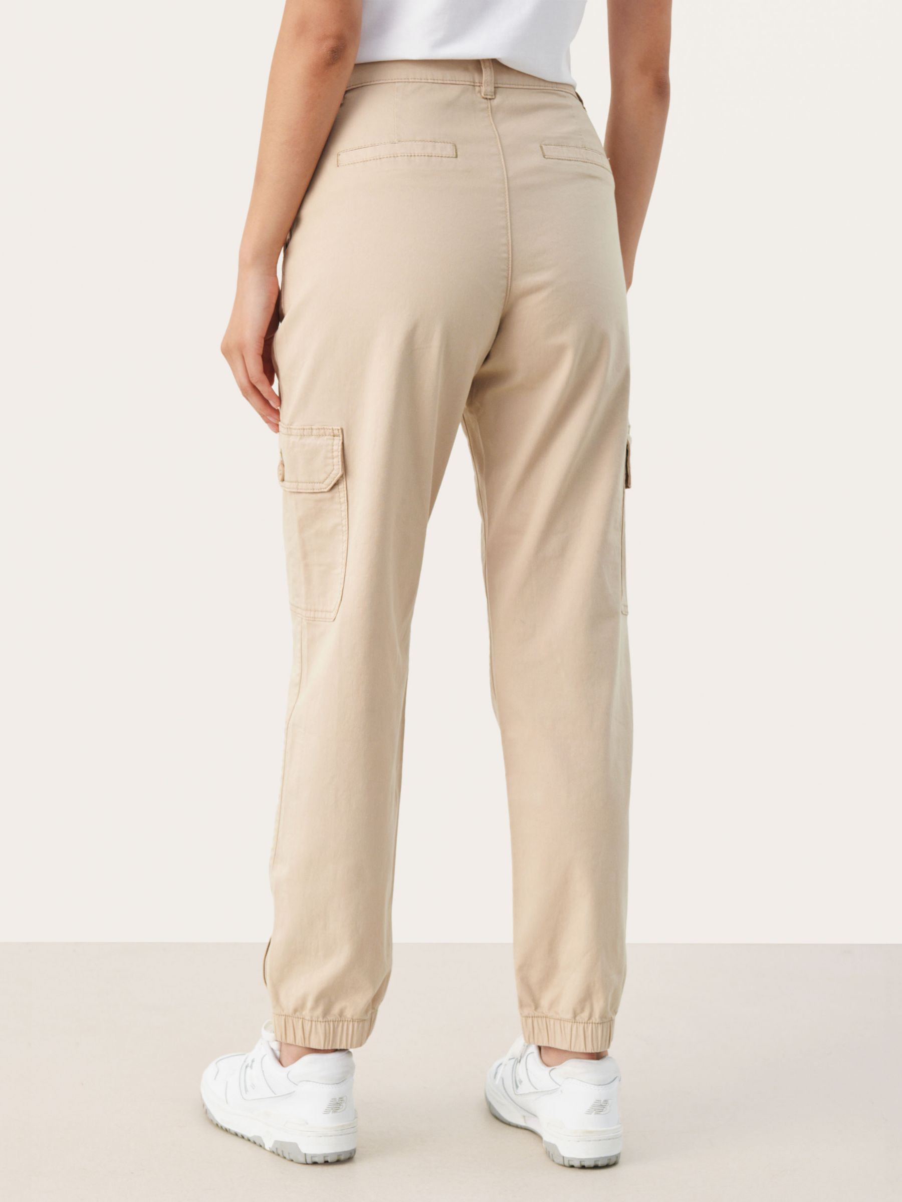 Part Two Sevens Cargo Trousers, White Pepper, 10