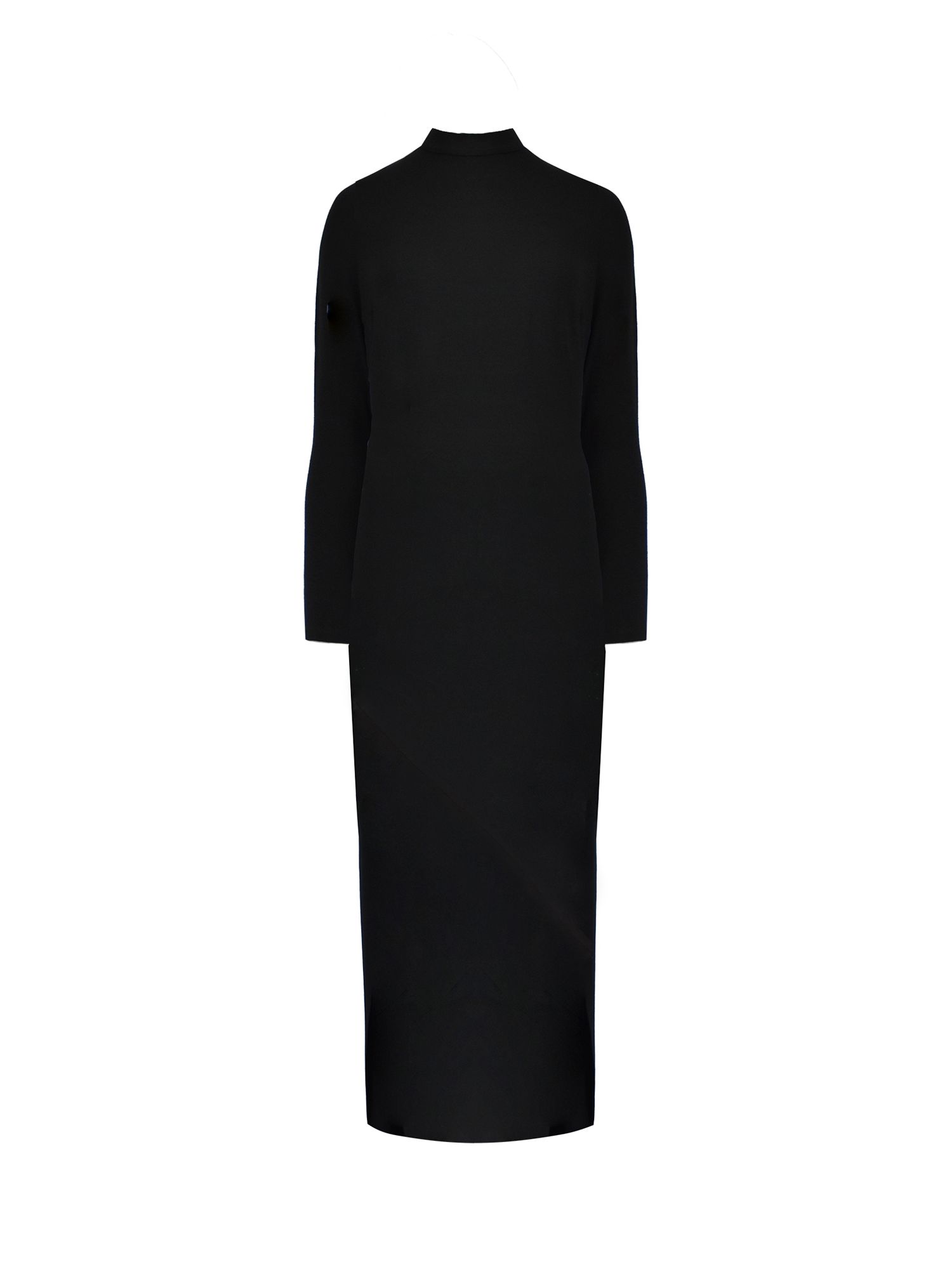Buy Ro&Zo High Neck Jersey Maxi Dress, Black Online at johnlewis.com