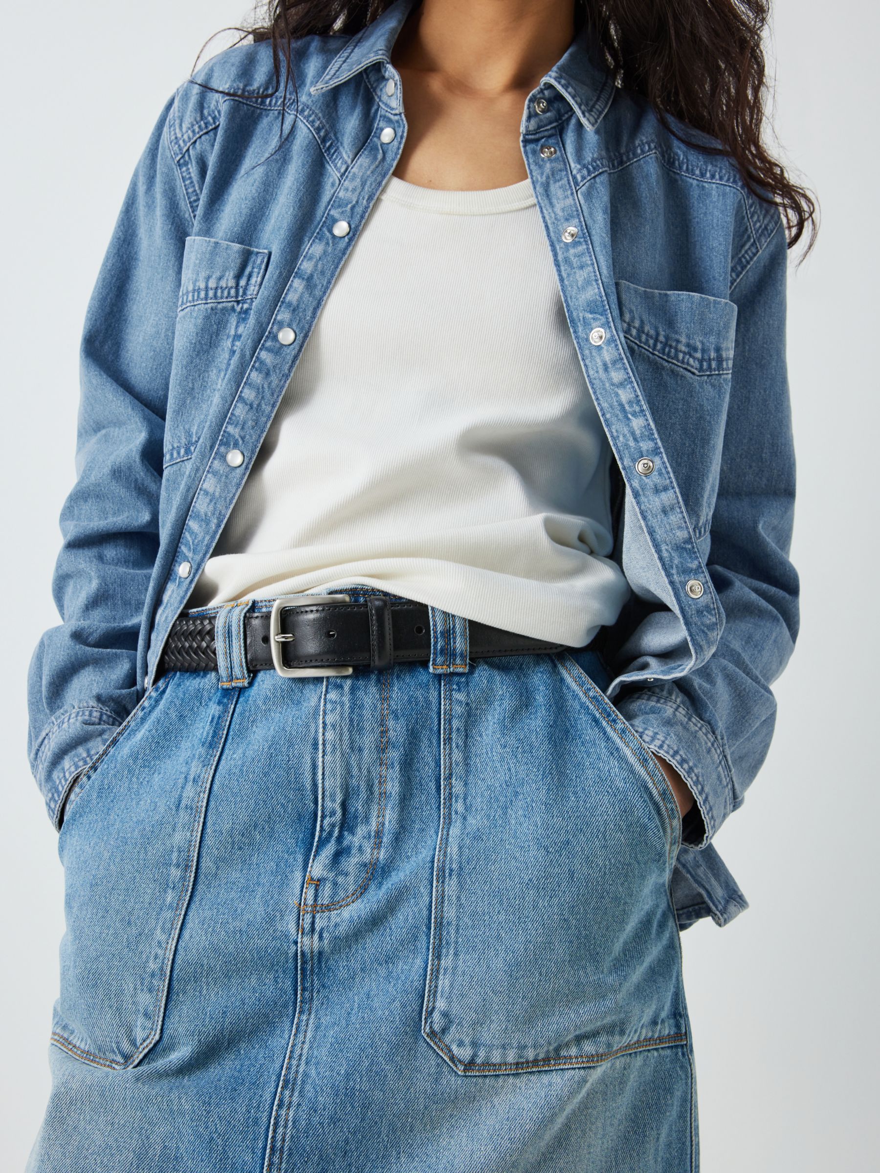 Buy AND/OR Indiana Denim Shirt Online at johnlewis.com