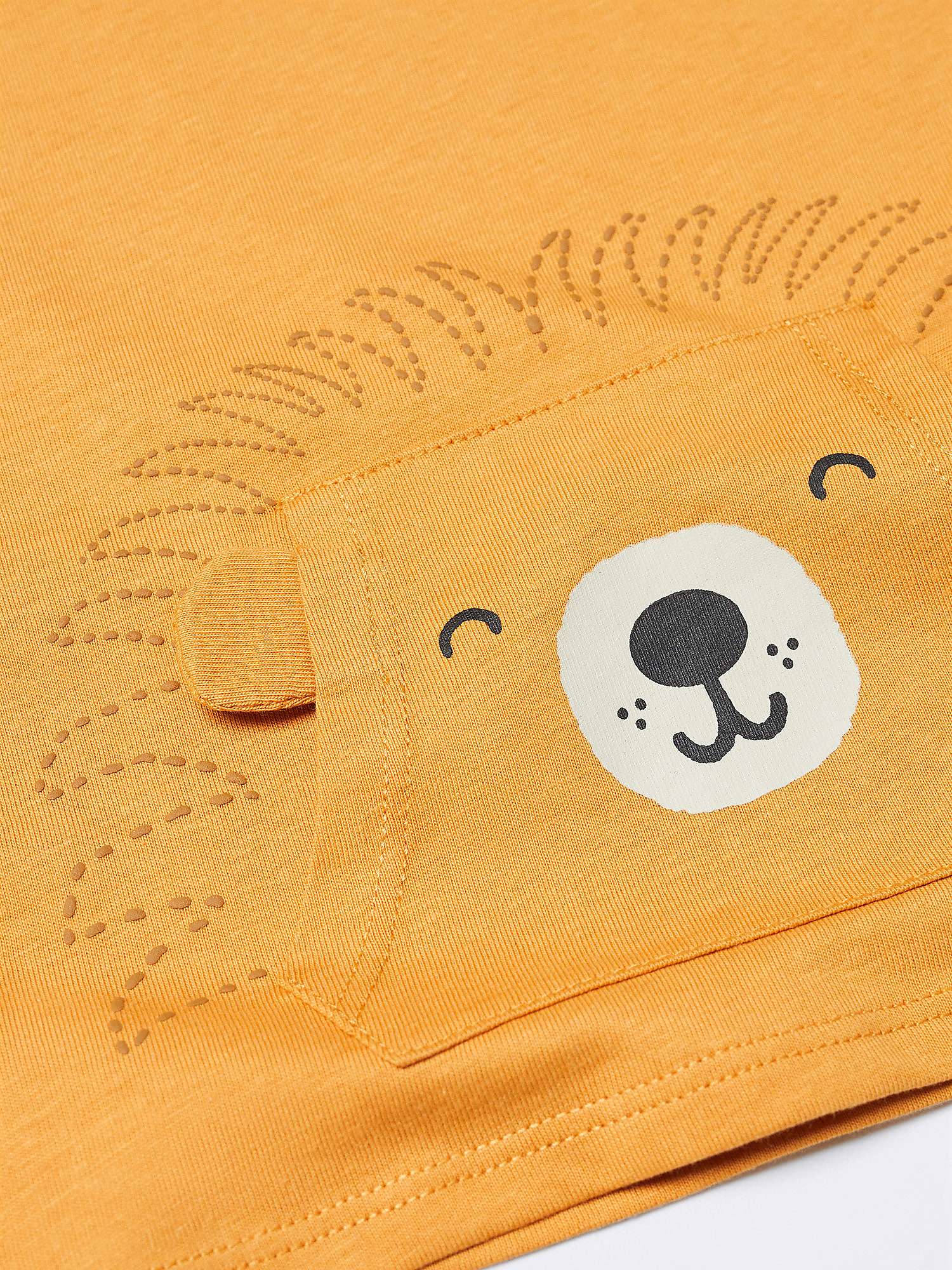 Buy Mango Baby Lion Print Long Sleeve T-Shirt, Medium Yellow Online at johnlewis.com