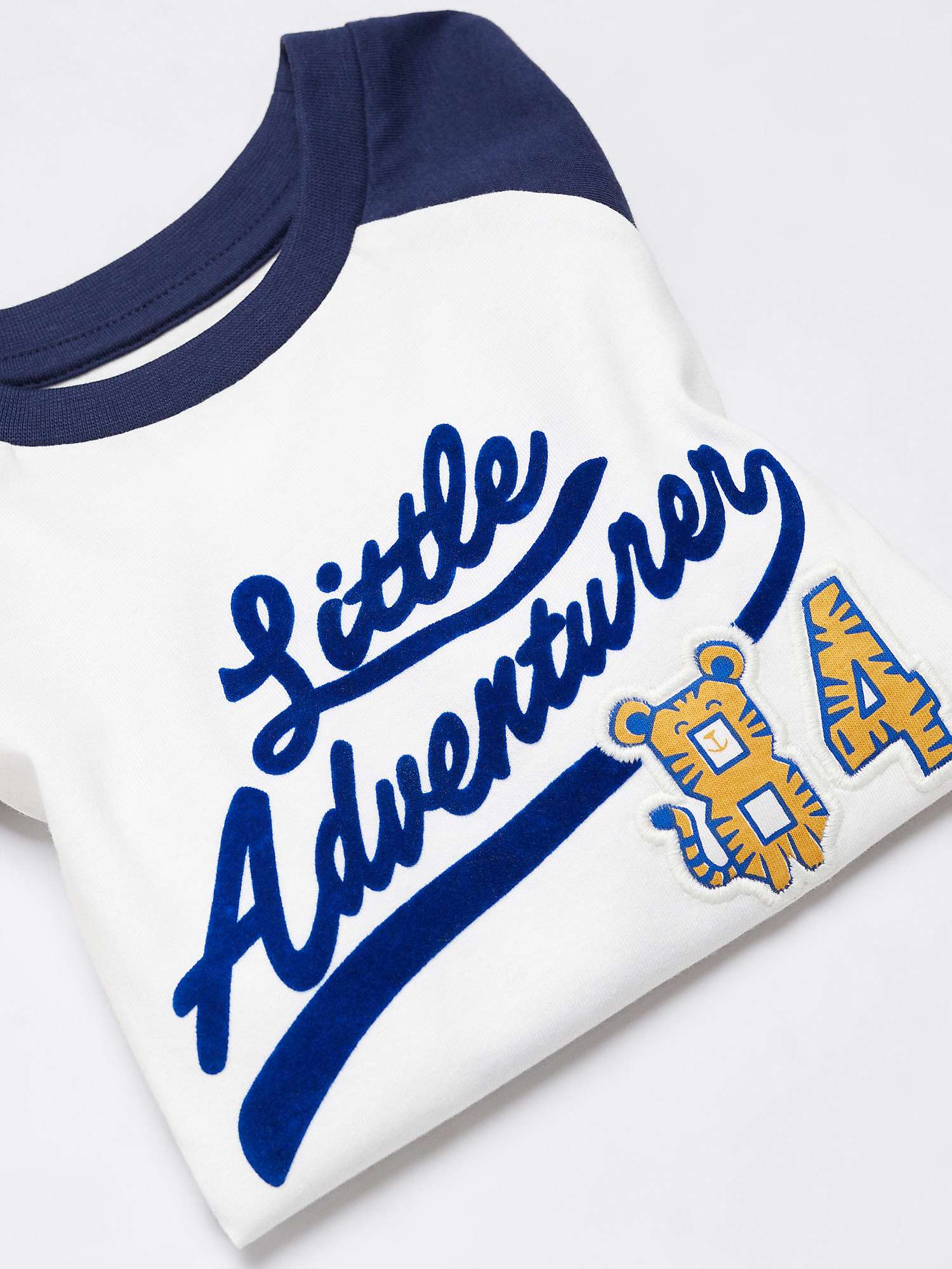 Buy Mango Baby Adventure Long Sleeve T-Shirt, Navy Online at johnlewis.com