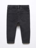 Mango Baby Pablo Drawstring Jeans, Open Grey